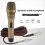 Professional Dynamic Handheld Microphone Wired Microphone Anti-Howling Dynamic Stereo Studio Mic 3