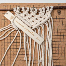 Macrame Board with Pins,Double Side Project Grids,