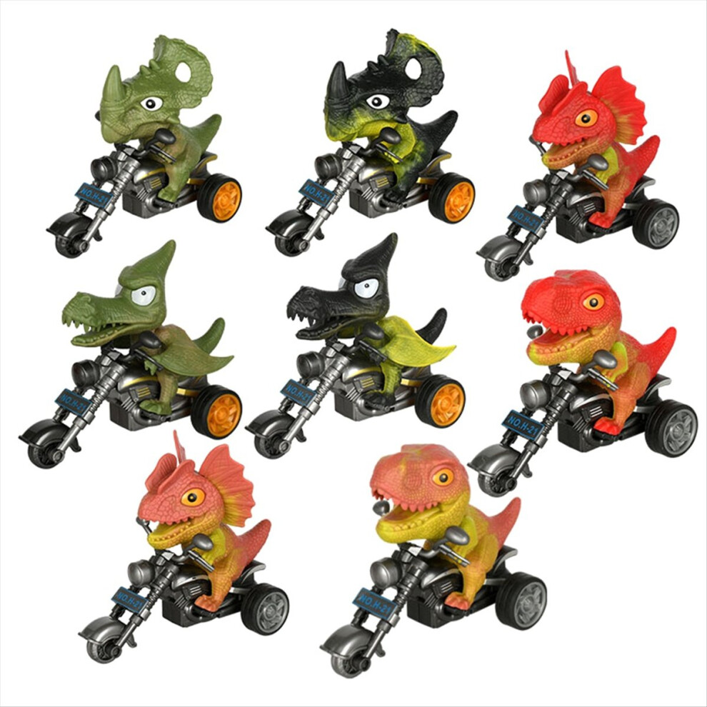 8Pcs Friction Powered Inertia Animal Motorcycle To 4851489667576
