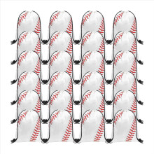 24 Pcs Baseball Drawstring Bag Sports Gym Sports Drawstring Bag Backpack with Drawstring for Adults