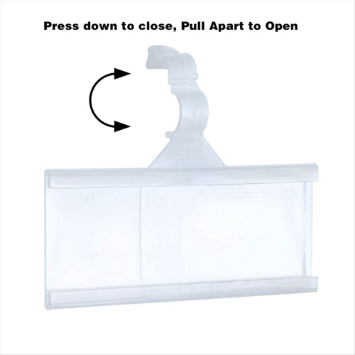 Supermarket Basket Shelf Plastic Hanging Label Hoo 2