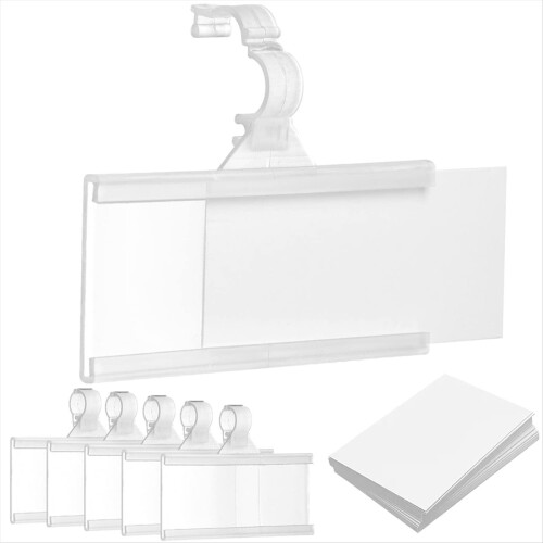 Supermarket Basket Shelf Plastic Hanging Label Hoo 1