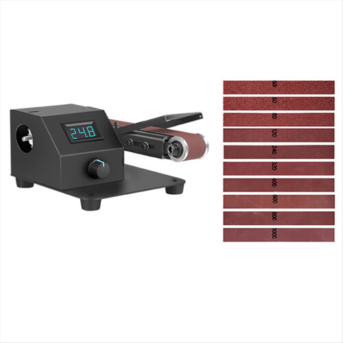 EU PLUG,350W Mini Belt Sander Electric Sanding Pol 2