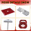 Woodworking Router Lift Kit Table Insert Plate Alu 10