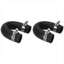 2 Pcs Heater Core Bypass Hose Coolant Crossover fo