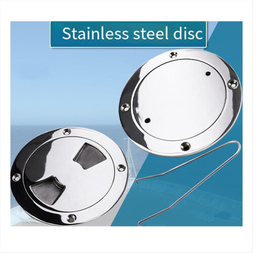 Stainless Round Non Slip Inspection Hatch Deck Pla 2