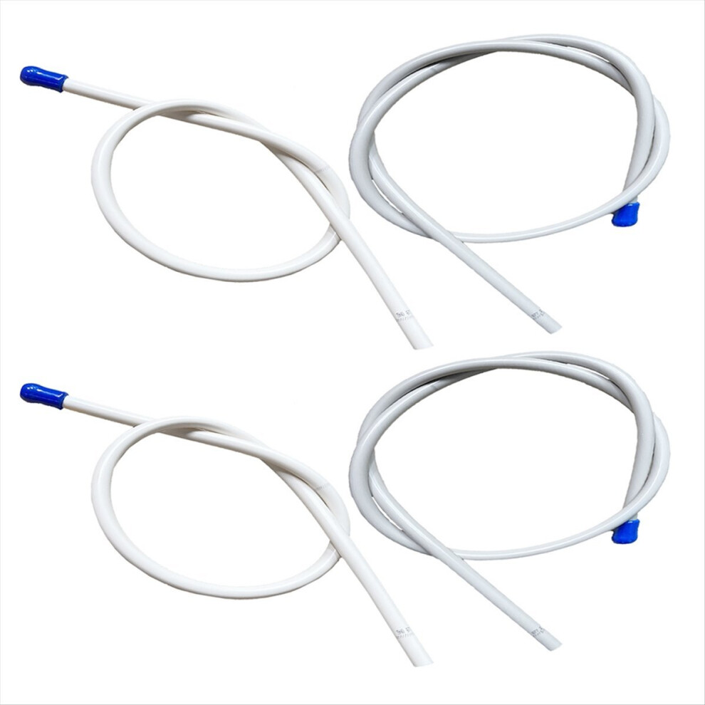 Melitt 4Pcs Front & Rear Sunroof Water Drain Hose Pipe For Vw Tiguan 2010-2017 5N0877231 5N0877233a