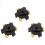 30Pcs Soft Golf Shoe Spikes Metal Thread Studs Replacement Fit for Golf Spike 10