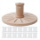 Bobbin Rack for Embroidery Round Wooden Floss Hold 1