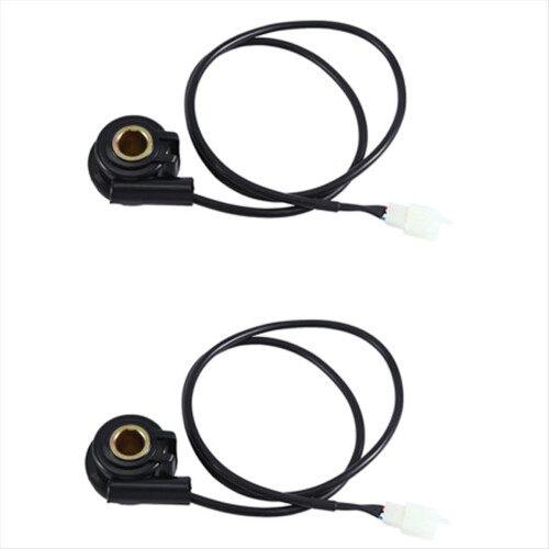 2 Pcs Motorcycle Digital Odometer Speedometer 3-Wire Sensor Cable Assembly 1