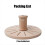 Bobbin Rack for Embroidery Round Wooden Floss Hold 6
