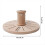 Bobbin Rack for Embroidery Round Wooden Floss Hold 8