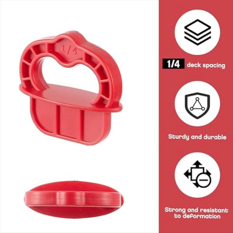 48Pcs Deck Board Jig 1/4Inch Spacer Rings For Pres 4851489616710