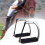 High Strength Stirrups Riding Safety Silver Polish 4