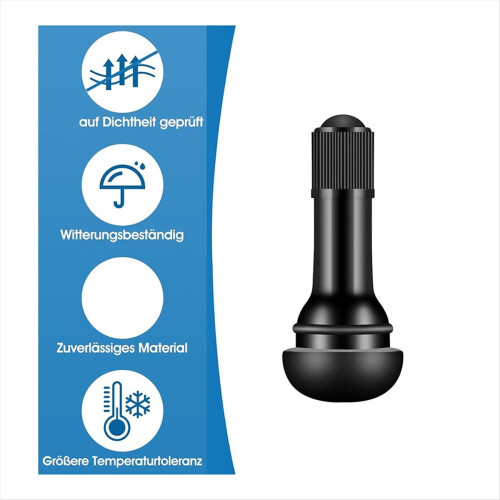 100pack TR413 Snap in Type Rubber Valve Tool Set T 2