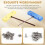 S2 Hex Screwdriver Tool Kit with T-Shaped Handle B 11