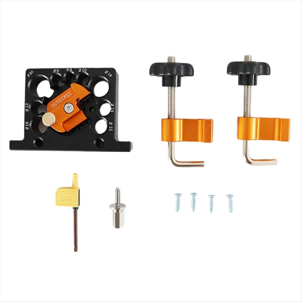8Mm-20Mm 9-Holes Adjustable Dowel Maker Jig Or Car 4851489693360