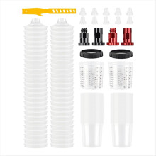 Paint Mixing Cup System 20 Oz-50 Cups with Lids,2
