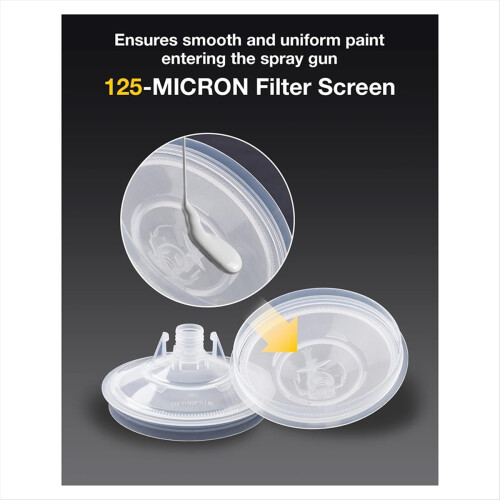 Paint Mixing Cup System 20 Oz-50 Cups with Lids,2 2