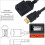 1.5M 4K -Compatible 1.4 Type-E Female to Type A Ma 8