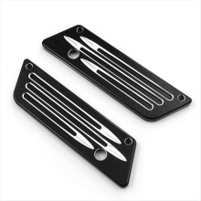 Silver Saddle Bag Buckle Cover Professional Saddle