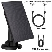 12V/1A 6V/2A Solar Panel Micro-USB+Type-C Outdoor