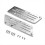 Silver Saddle Bag Buckle Cover Professional Saddle 4