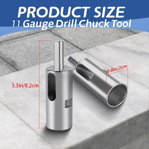 2 Pack Twist Ties 11 Gauge Drill Chuck Tool for Fi 2
