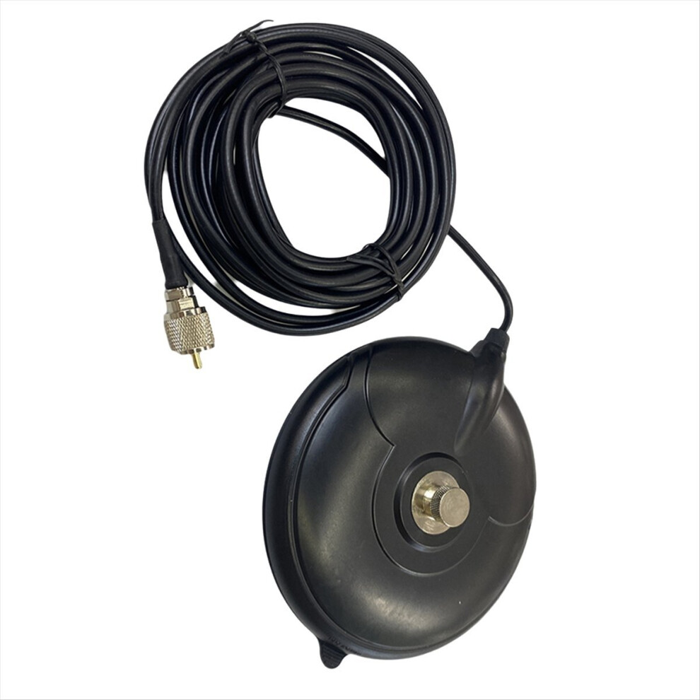 K702m Heavy Duty Magnet Car Antenna Mount Suction Cup Sucker Vacuum Magnet Thin Large Suction Cup Black 4851489695029