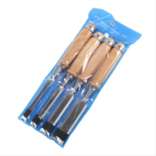 4pcs Wood Chisel Set for Woodworking, Chrome Steel