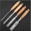 4pcs Wood Chisel Set for Woodworking, Chrome Steel 5