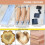 4pcs Wood Chisel Set for Woodworking, Chrome Steel 4