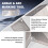 Angle & Arc Marking Tool Square Steel Folding Pipe 5