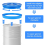 2 Pieces 5 Gallon Leak-Proof Bucket Lid Plastic St 3