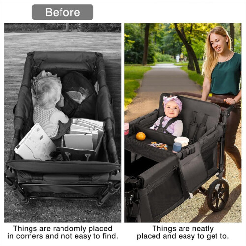 Tray for Stroller Cup Holder Organizer Snacks Wate 2