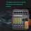 6-Channel Audio Mixer USB Bluetooth-Compatible Rev 4