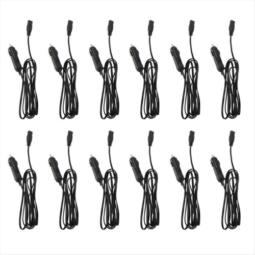 2m 12V Replacement Car Cooler Box Fridge Cigarette Lighter 2 Pin Charger Cable 1