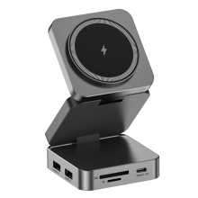 10 in 1 Docking Station Aluminum Alloy Magnetic Su
