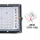 2 Pcs UVA Black Light 220V Lights IP65 Waterproof 6