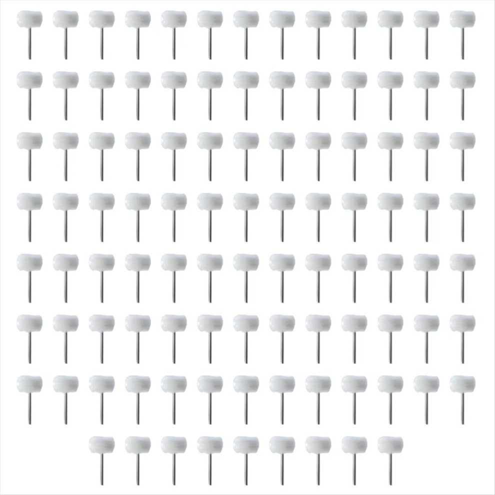 100Pcs Mini Wool Polishing Wheel 3Mm Shank Buffing 4852926721080