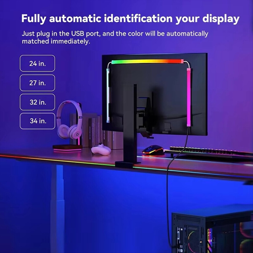 Computer Screen Synchronization Strip Monitor Rgb 4852926756358