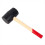 Rubber Hammer with Wooden Handle Installation Blac 1