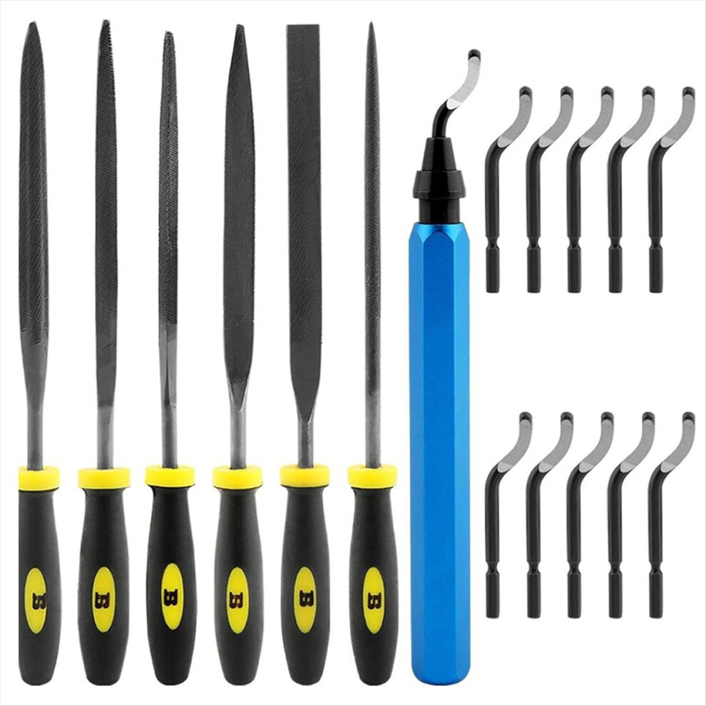 Deburring Tool Kit, Diy With 6Pcs Needle Files Woo 4852926718684