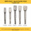 5PCS Hammer Pick Scraping Chisel Set Wall Slotting 7