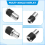 3pcs Tap Socket Set Extractor Tool with Adapter Ad 10