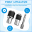 3pcs Tap Socket Set Extractor Tool with Adapter Ad 9