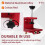 Pocket Hole Drill Guide Dowel Jig, Aluminium Obliq 10