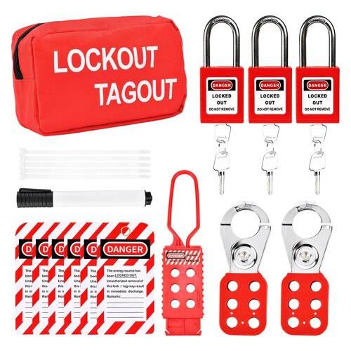 Lockout Tagout Kit, Lock Out Tag Kits Electrical,