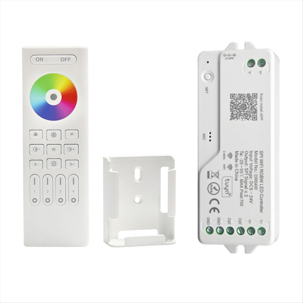 Dr04w Tuya Spi Wifi Rgbw Led Controller Dimmer Wor 4852926750059