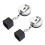 2PCS Billiard Chalk Holder Retractable Pool Cue fo 1